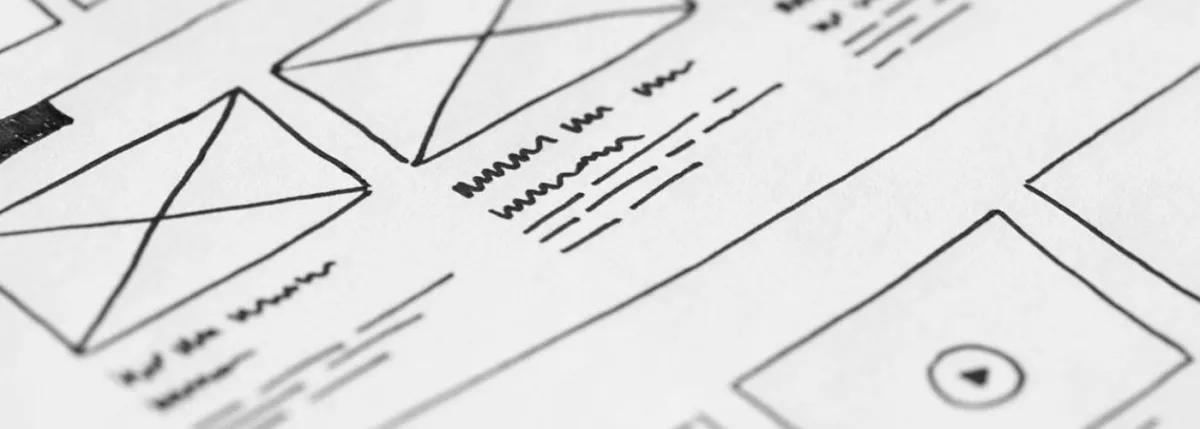 Hand draw wireframe